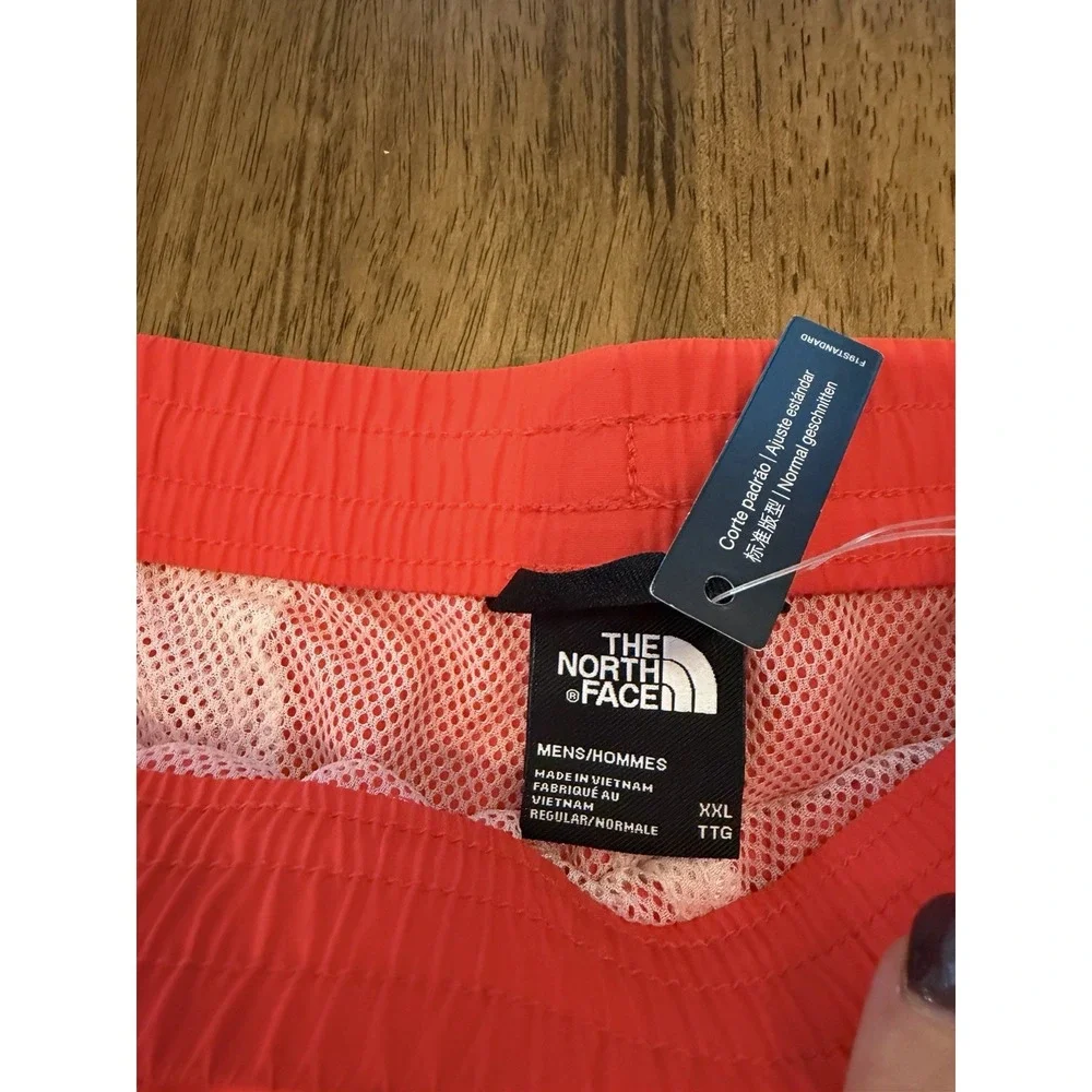 NWT The North Face Outline Shorts Horizon Red WindWall Mesh XXL